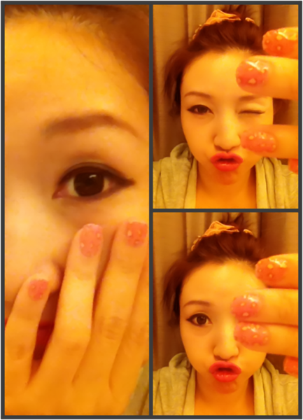 Pink leo nail 17